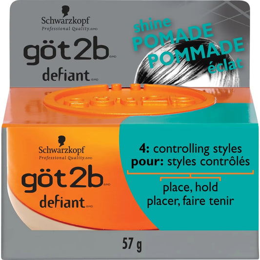 got2b Defiant® Shine Pommade front package