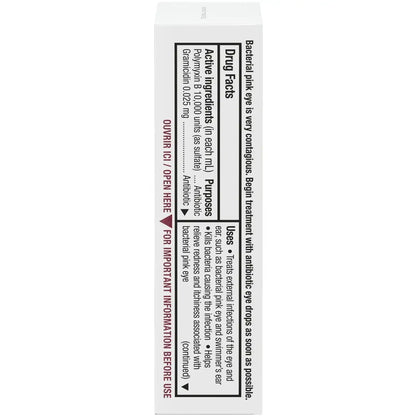 Polysporin Antibiotic Eye & Ear Drops, 15mL product detail