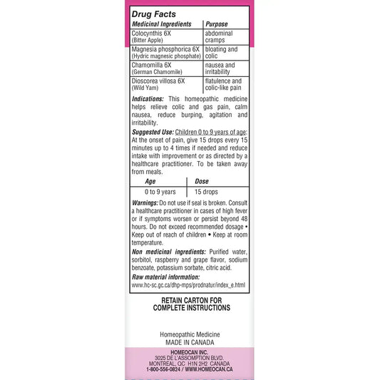 Homeocan Kids 0-9 Colic product detail