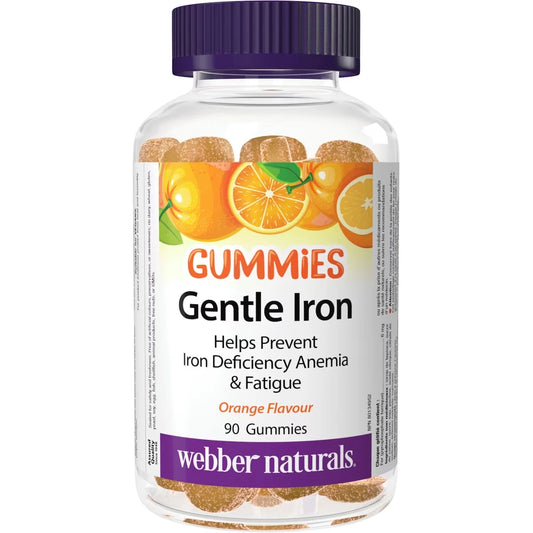 Webber Gentle Iron Gummies front package