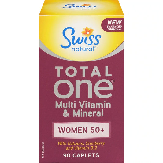 Swiss Total One Women 50+ Multi Vitamin & Mineral front package
