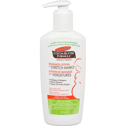 Palmers Cocoa Butter Formula® Massage Lotion for Stretch Marks and Pregnancy Skin Care front package