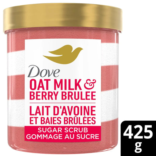 Dove Oat Milk & Berry Brulee Sugar Scrub, 425g product detail