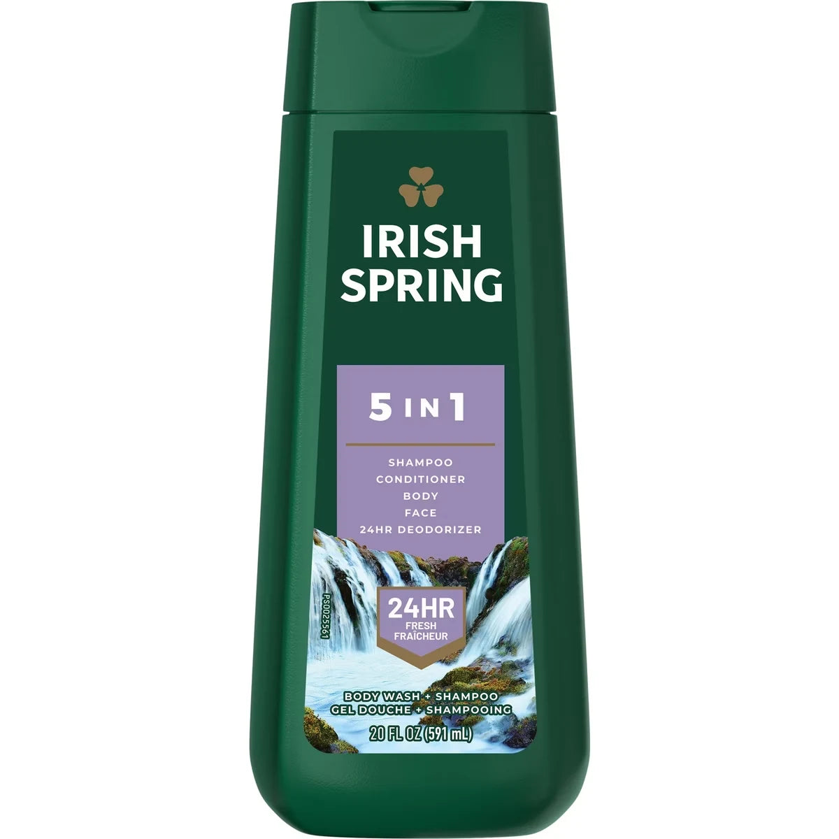 Irish Spring 5-in-1 Body Wash for Men, 591 mL front package