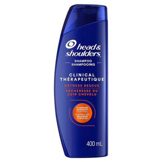 Head & Shoulders Clinical Dry Scalp Rescue Shampoo, 400 mL front package