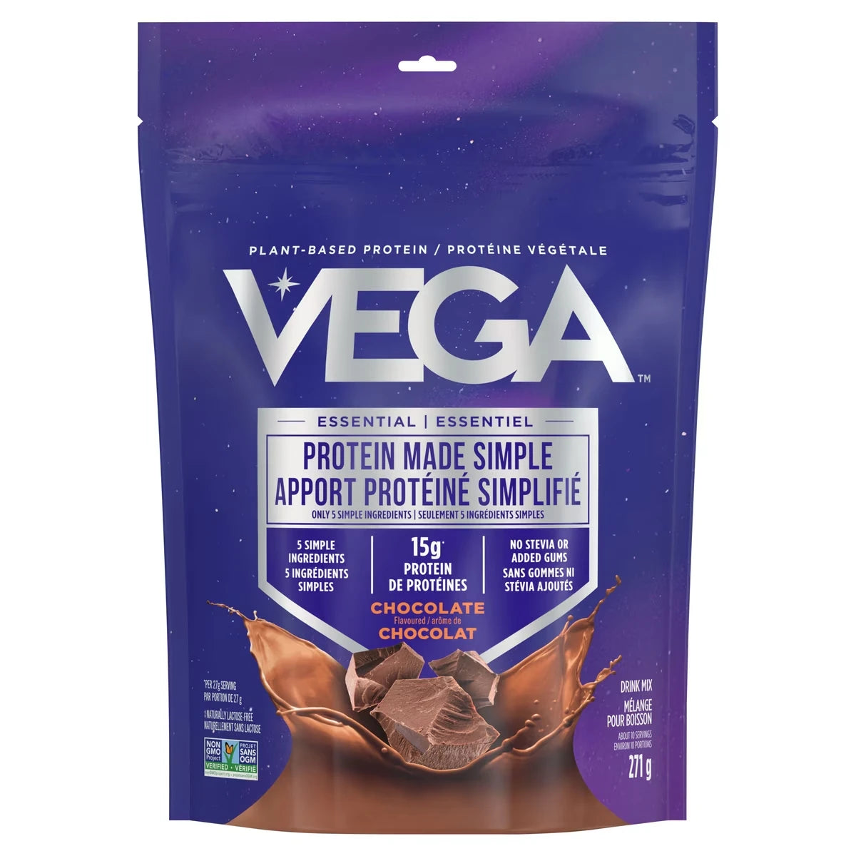 Vega Protein Made Simple Dark Chocolate front package