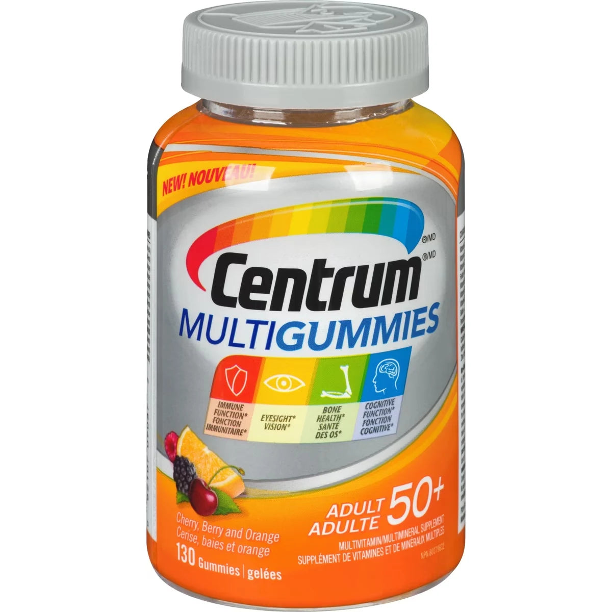Centrum MultiGummies Adults 50+ Multivitamin Supplement Gummies, 130 Count alternate view
