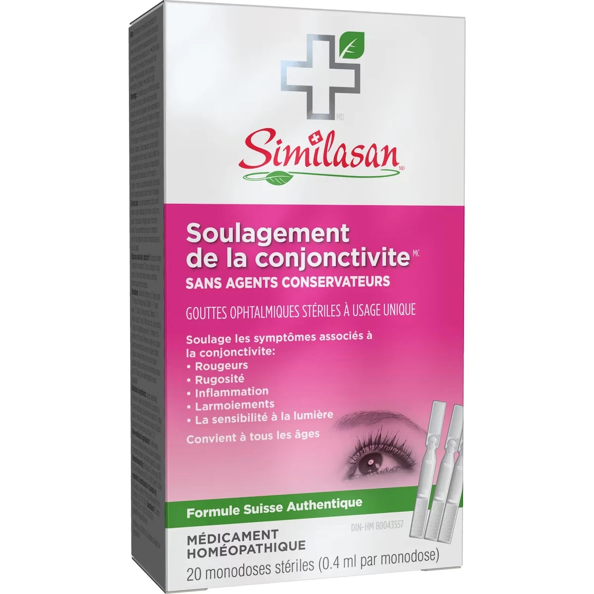Similasan Pink Eye ReliefTMMonodose 20 x 0.45ml product detail