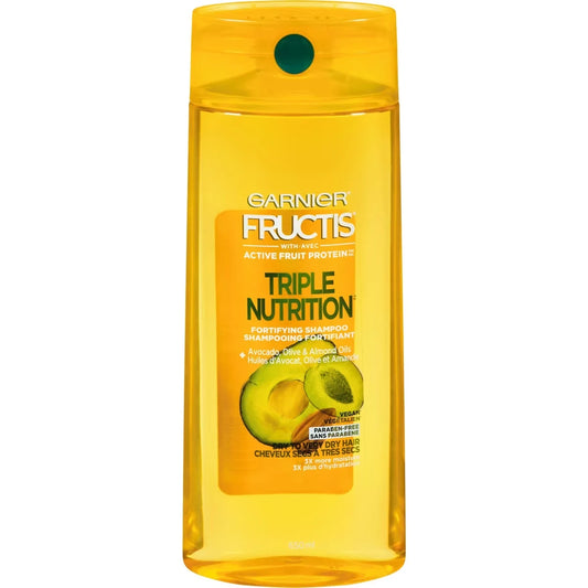 Garnier Fructis Triple Nutrition Shampoo front package