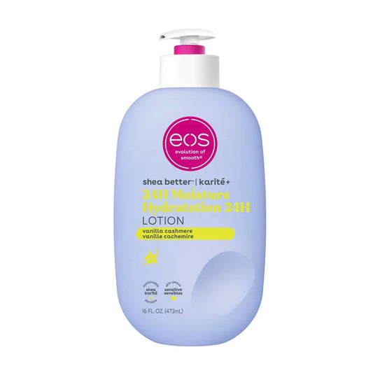 eos Shea Better 24H Moisture Body Lotion, Vanilla Cashmere 473 mL front package