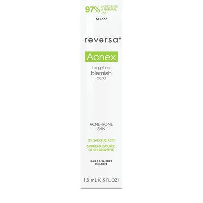Reversa Acnex targeted blemish care front package