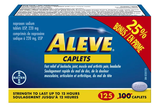 Aleve Caplets 100+25ct Bonus 25 count view 2