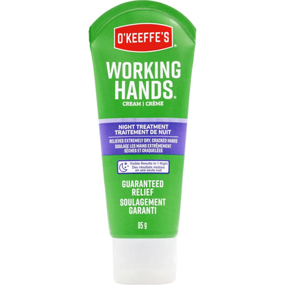 O'Keeffe's Working Hands® Night Treatment Hand Cream front package