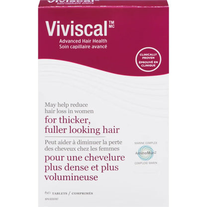 Viviscal Extra Strength Advanced Hair Health Supplement 60 capsules front package