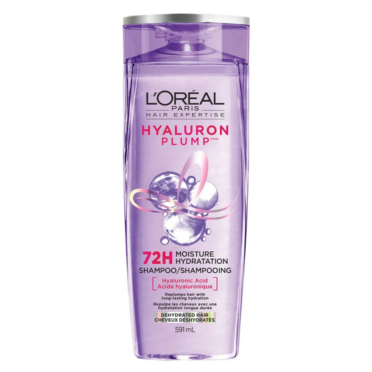 L'Oréal Paris L'Oreal Paris Hair Expertise Hyaluron Plump Shampoo with Hyaluronic Acid for Dry Hair, 591ml front package