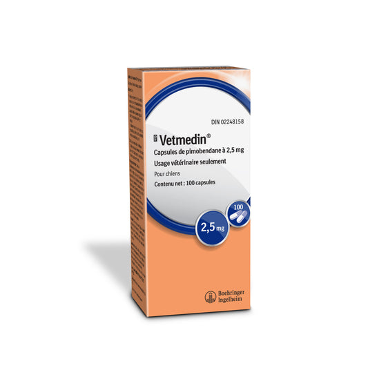 Vetmedin for Dogs, 2.5 mg, 100 Capsules - view 1