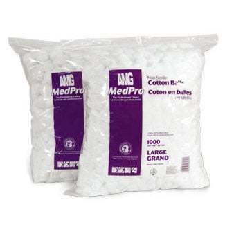 MedPro Cotton Balls, White, Large (Bag of 1, 000) - Default Title - product image 1