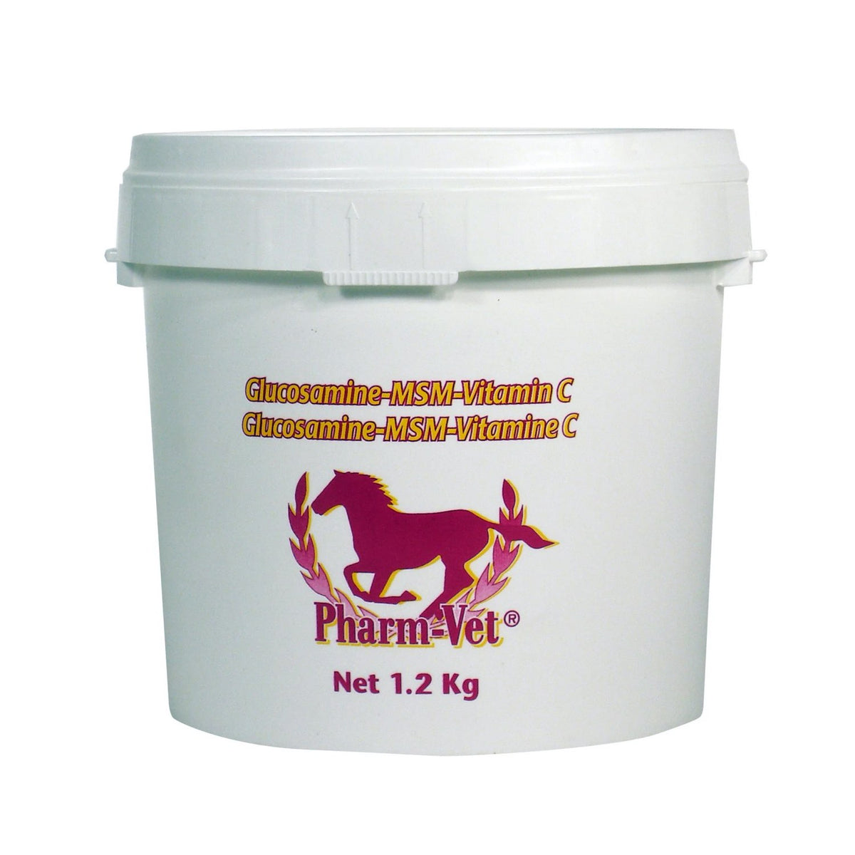Glucosamine MSM Vitamin C for Horses 1.2 kg Pail - Default Title - product image 1