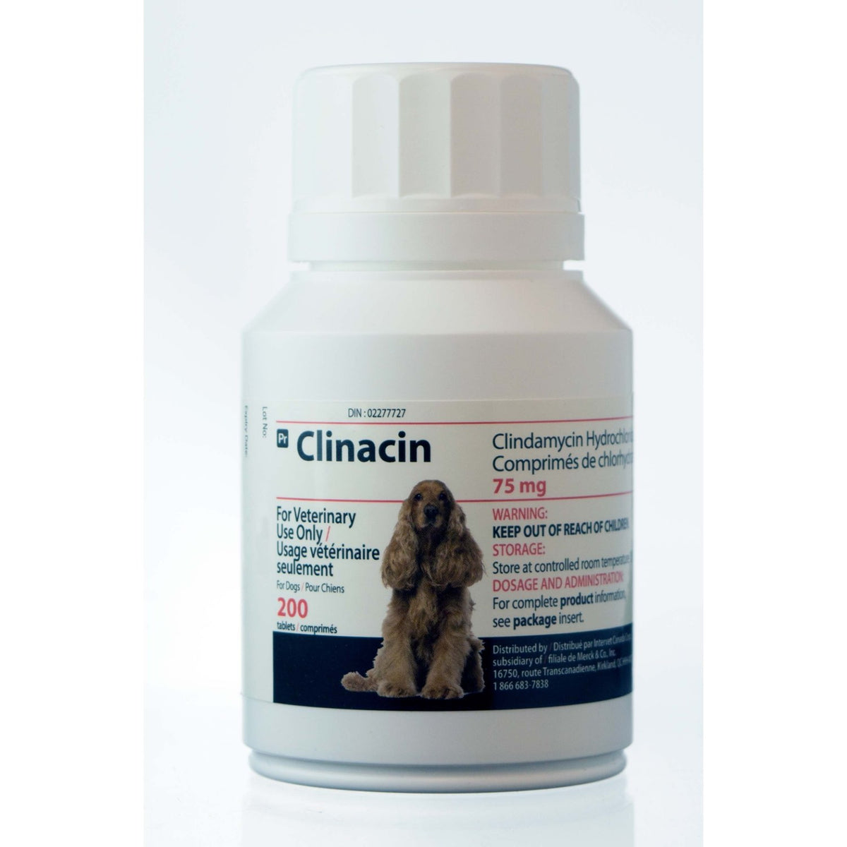 Clinacin Tablets for Dogs, 75 mg, 200 Tablets