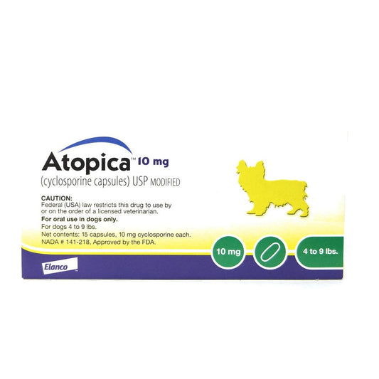 Atopica for Dogs, 10 mg, 15 Units
