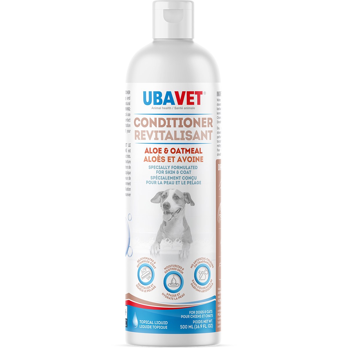 Aloe Oatmeal Conditioner for Cats and Dogs 500 mL Bottle - Default Title - product image 1