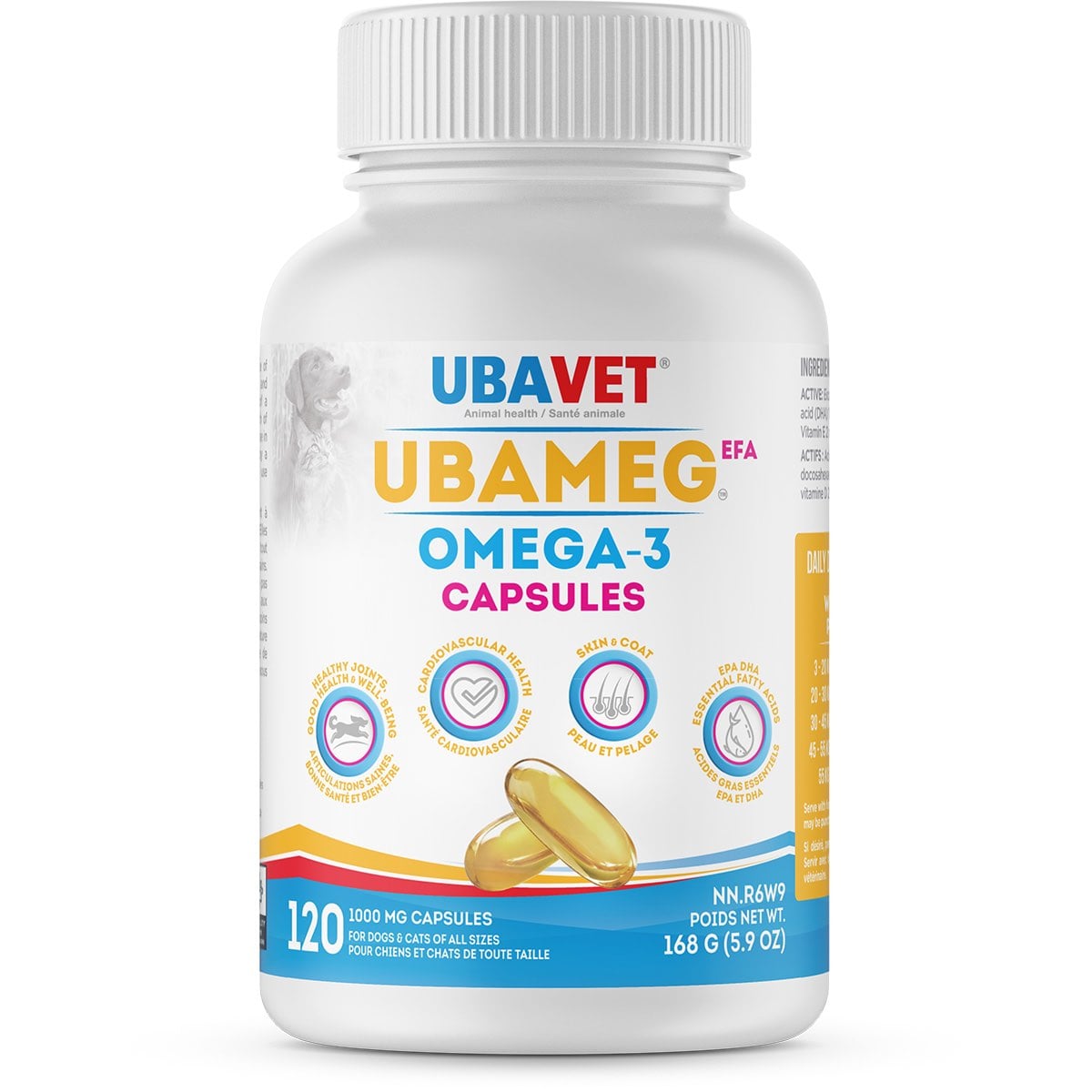 Ubameg EFA Omega 3 Capsules for Cats and Dogs - view 6