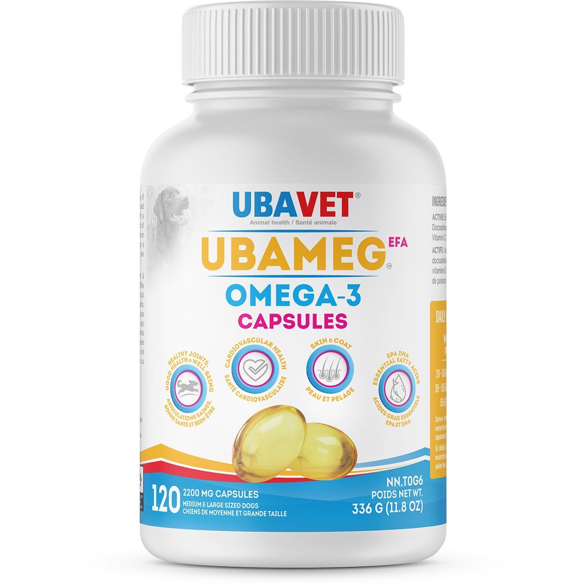 Ubameg EFA Omega 3 Capsules for Cats and Dogs - view 7