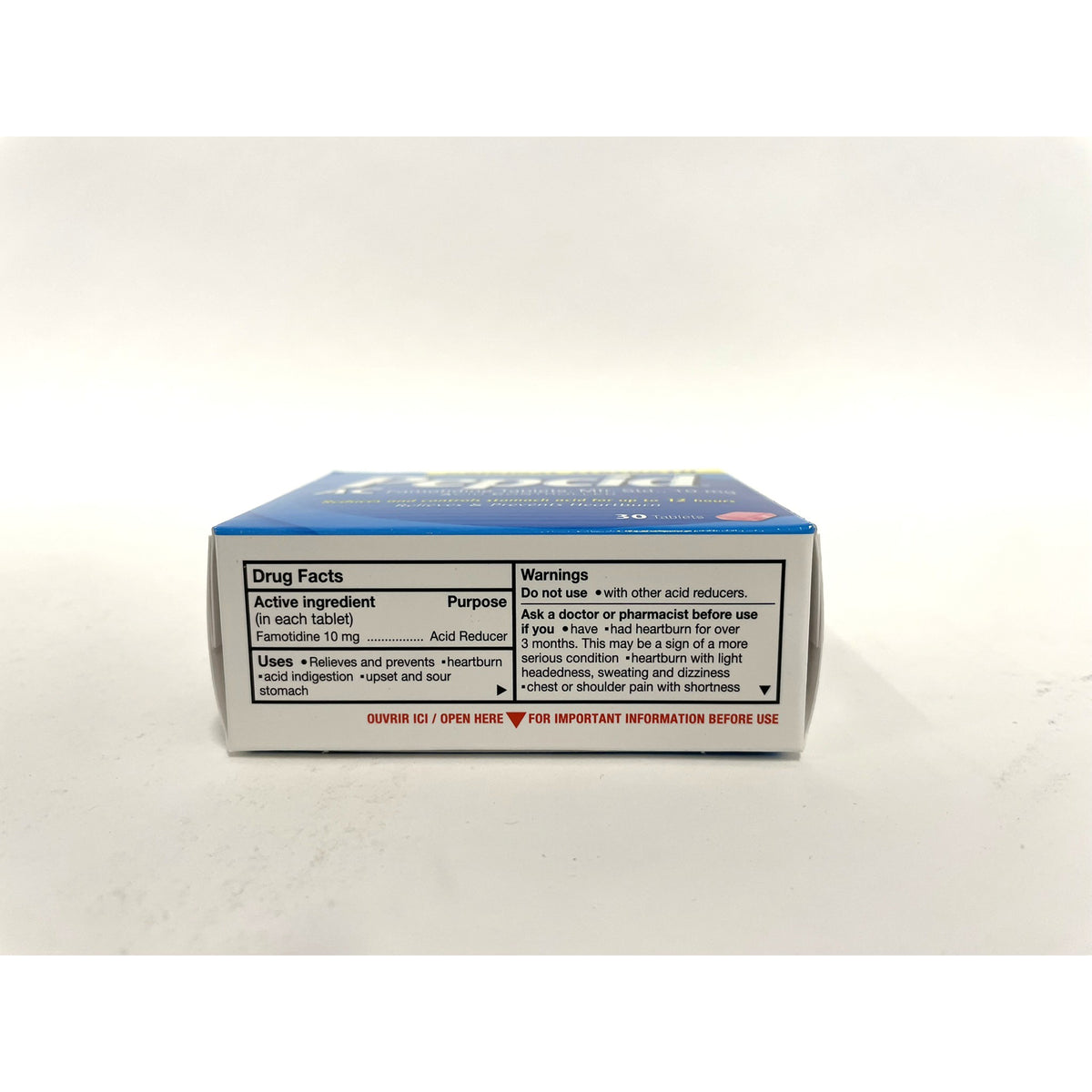 Pepcid AC Tablet Bottle of 30 Tablets