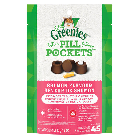 Pill Pockets Capsules or Tablets for Cats - Salmon - product image 1