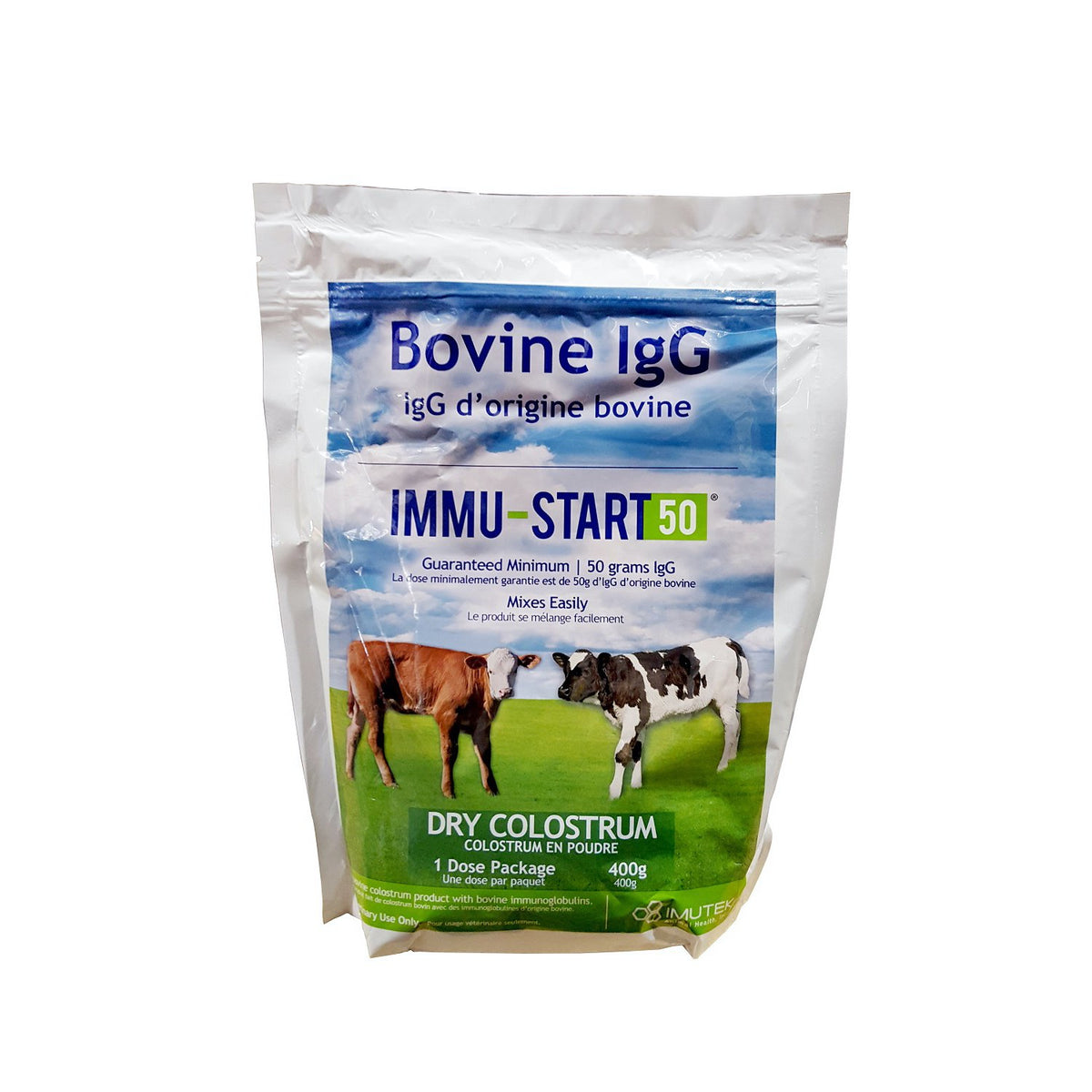 Colostrum Immu-start for Farm Animals, 50 G/Dose, 400 g