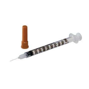 Syringe 1 mL Monoject 1 with Detachable Needle Softpack Box of 100 Syringes 25 G x 5/8 in - Default Title - product image 1