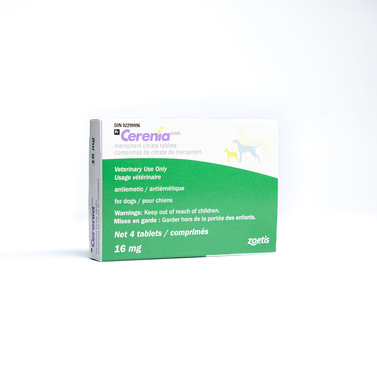 Cerenia for Dogs, 16 mg, 4 Tablets
