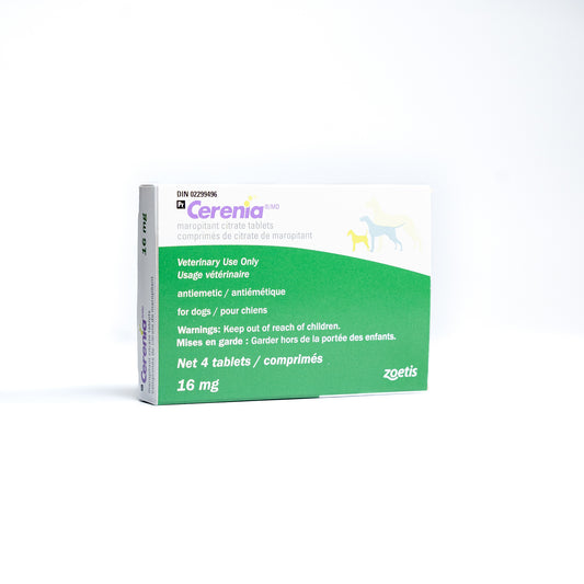 Cerenia for Dogs, 16 mg, 4 Tablets