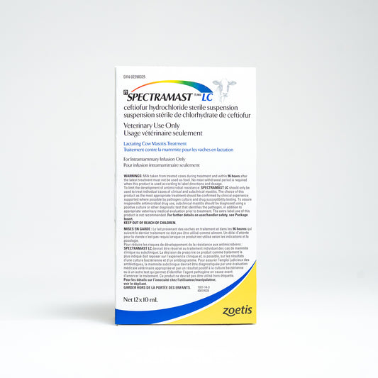 Spectramast LC for Farm Animals, 12.5 mg/ml, 12 X 10 mL