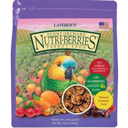 Nutri-Berries Sunny Orchard Parrot Food for Small Pets and Birds 1.36 kg Bag - Default Title - product image 1