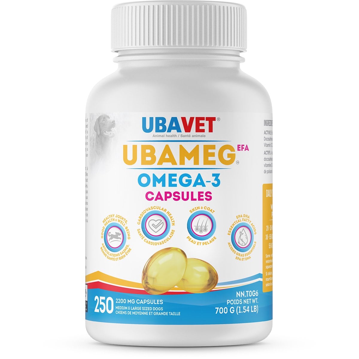 Ubameg EFA Omega 3 Capsules for Cats and Dogs - view 9