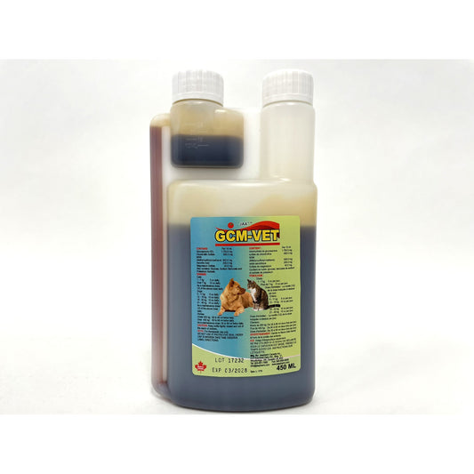GCM-Vet for Cats, Dogs and Horses 450 mL Bottle - view 1