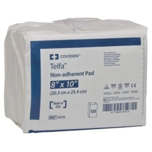 Telfa Non-Adherent Dressing Gauze Pad Non-Sterile Pack of 125 Dressings 8 in x 10 in - Default Title - product image 1