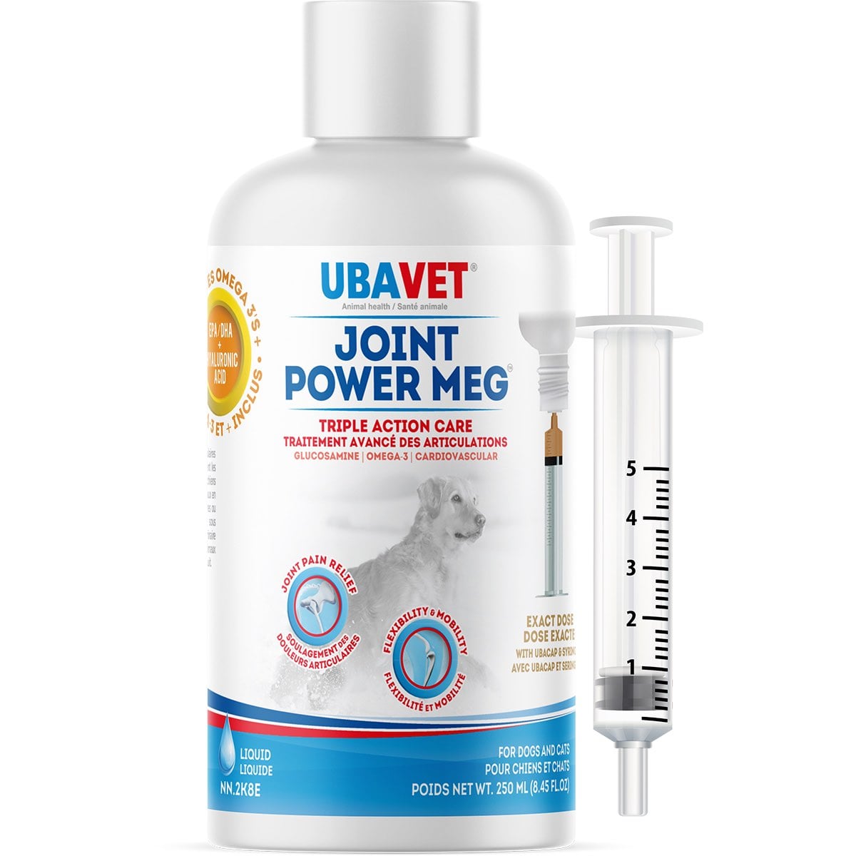 Joint Power Meg Maximum Joint Care for Cats and Dogs - 250 mL - product image 1