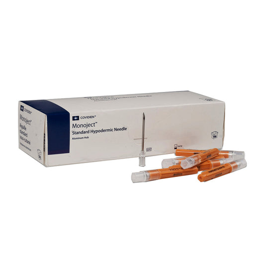 Hypodermic Needle Monoject Aluminium Pack of 100 Needles 20 G x 1 in - Default Title - product image 1