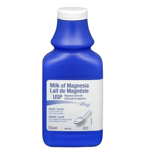 Milk of Magnesia 500 mL Bottle 80 mg - Default Title - product image 1