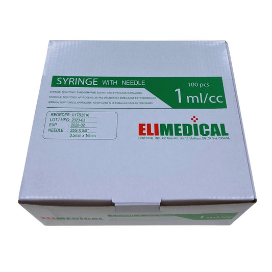 Syringes 1 mL with Ls Needle Softpack - 1 mL x 25 g x 8 in - product image 1