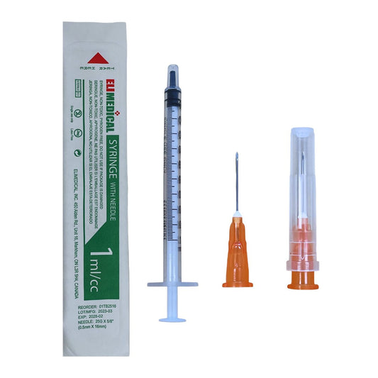 Syringes 1 mL with Ls Needle Softpack - 1 mL x 25 g x 8 in - product image 2