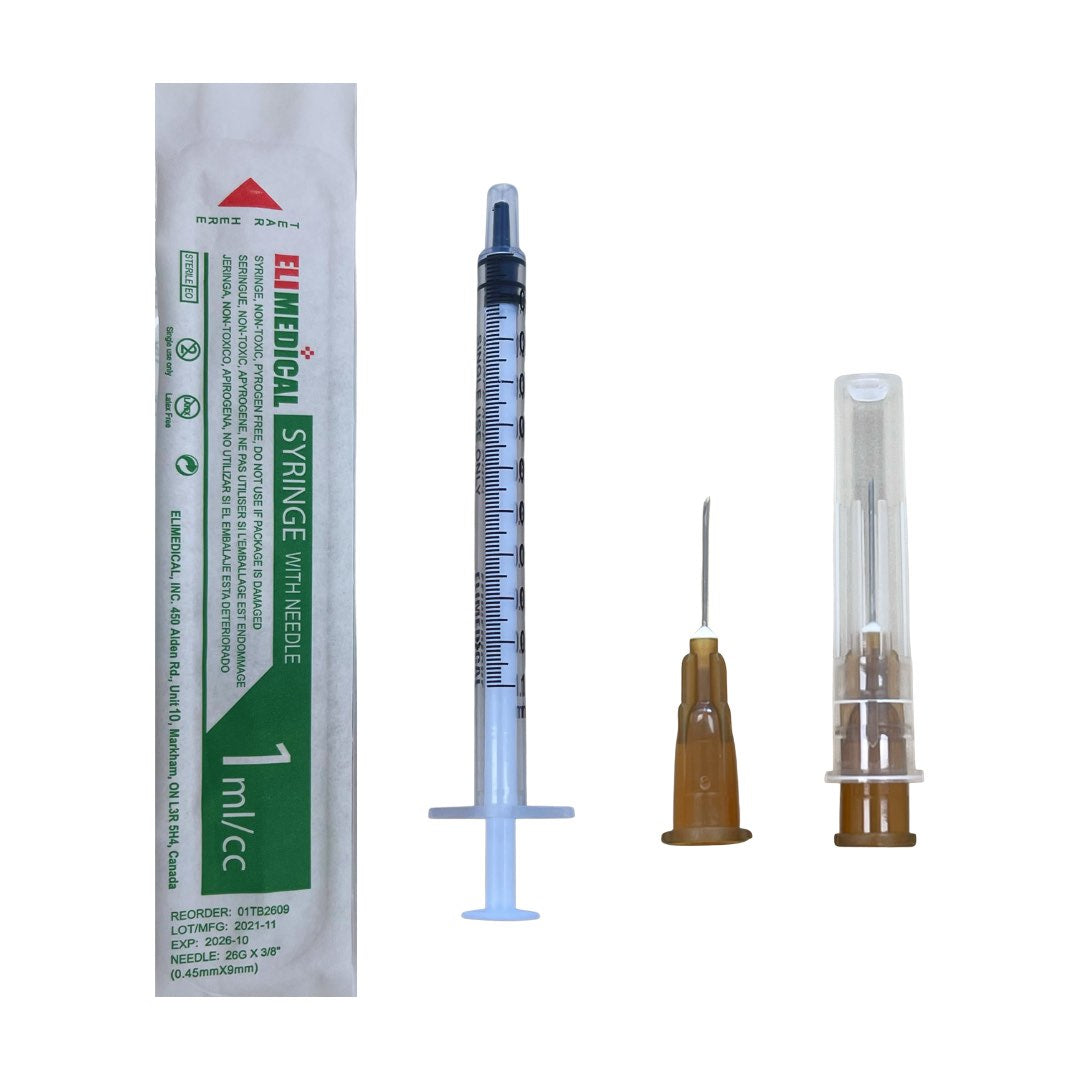 Syringes 1 mL with Ls Needle Softpack - 1 mL x 26 g x 8 in - product image 2