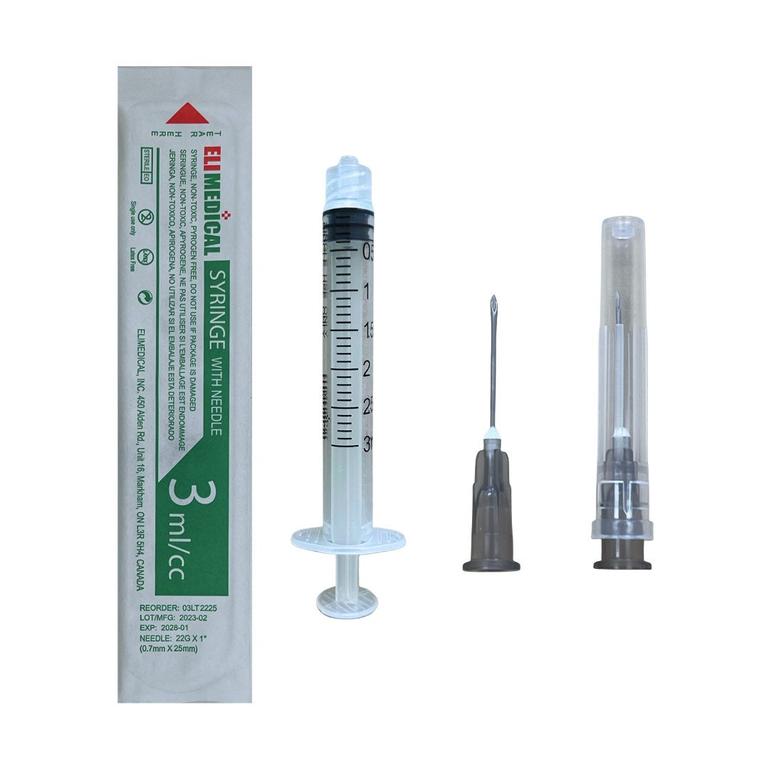 Syringes 3 mL with LL Needle Softpack - 3 mL x 22 g x 1 in - product image 2