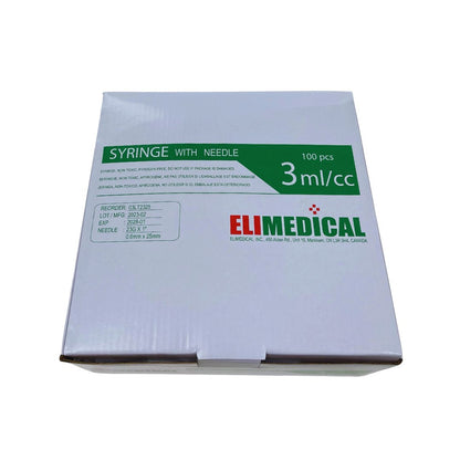 Syringes 3 mL with LL Needle Softpack - 3 mL x 23 g x 1 in - product image 1