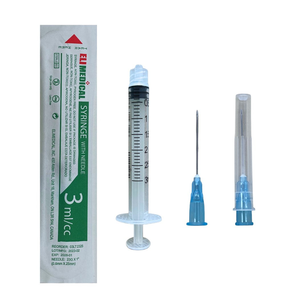 Syringes 3 mL with LL Needle Softpack - 3 mL x 23 g x 1 in - product image 2