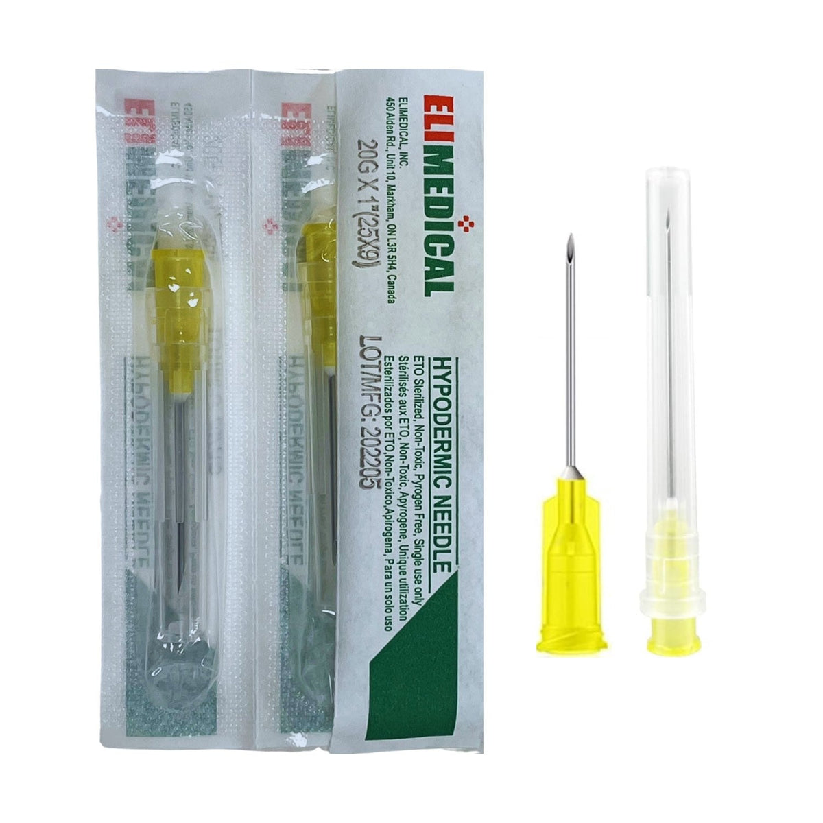 Hypodermic Needles - 20 g x 1 in - product image 1