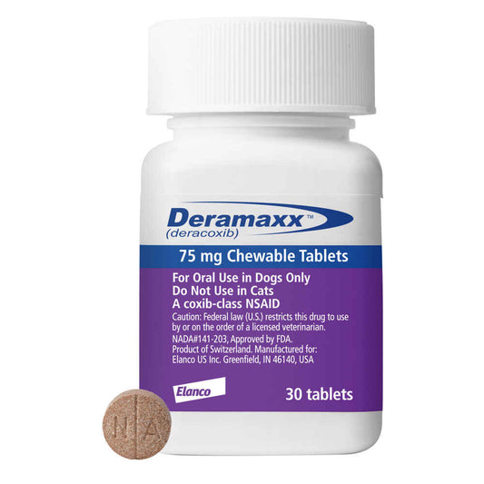 Deramaxx for Dogs, 75 mg, 30 Chews