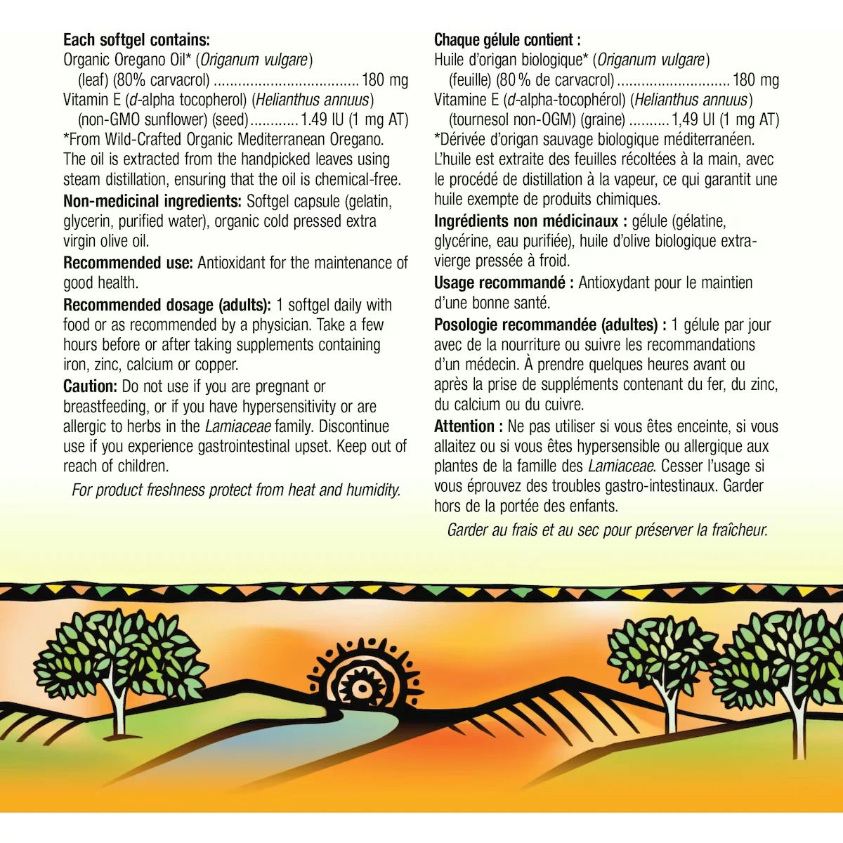 Holista Oregano Oil with Vitamin E Extra Strength 80% Carvacrol product detail